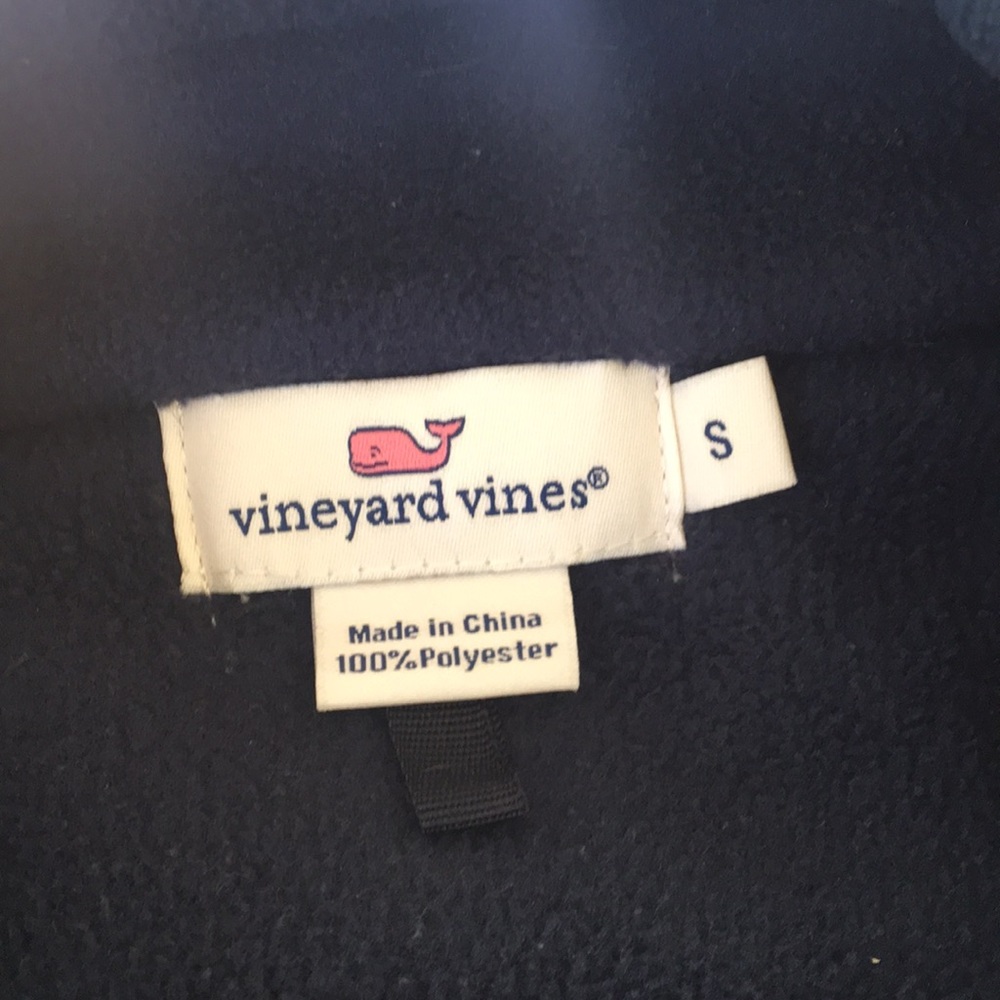 *SOLD* Vineyard Vines Fleece Shep Shirt Vest - Picture 3 of 4